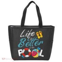 Life is better at the Pool Vacation Tote Bag thumb 0