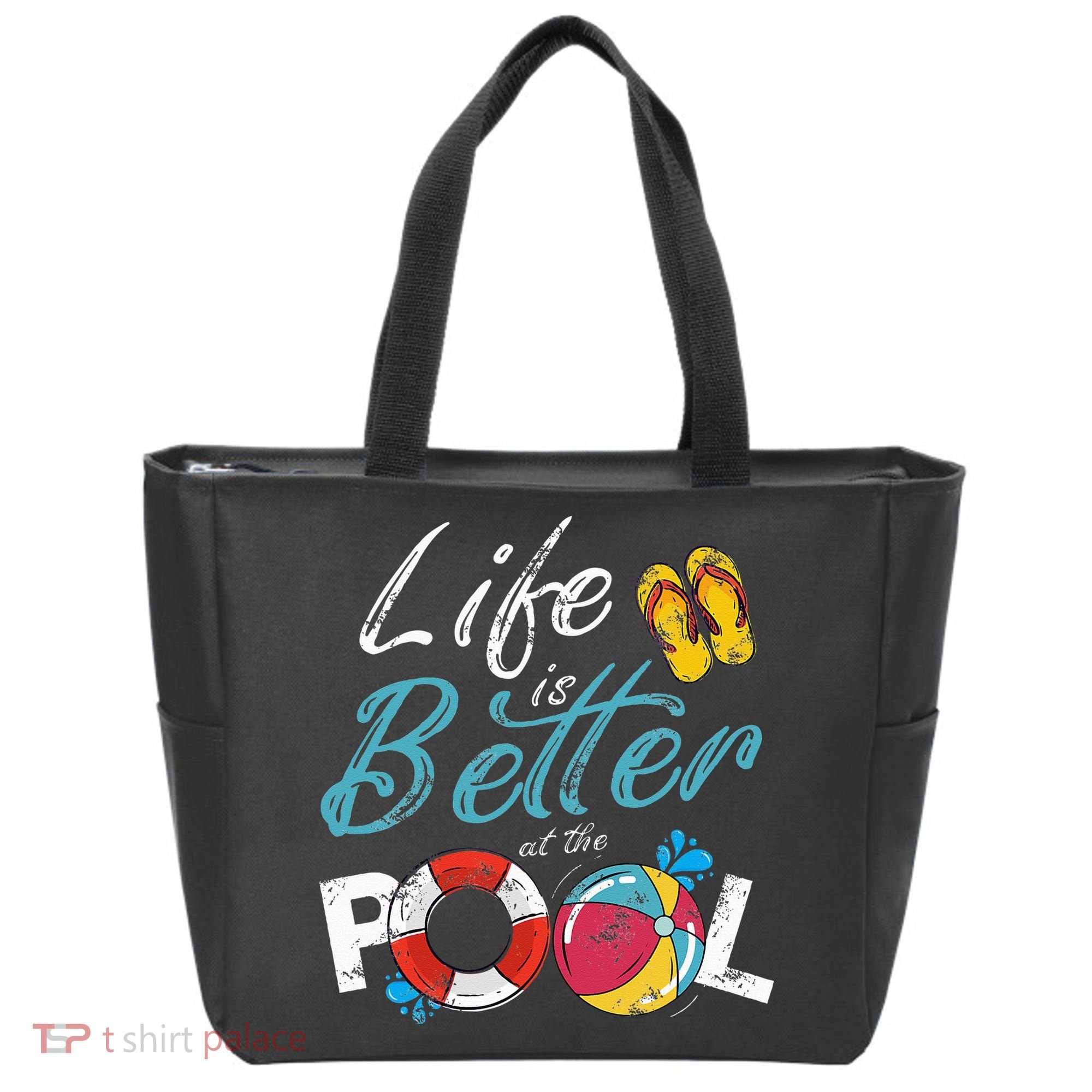 Life is better at the Pool Vacation Tote Bag