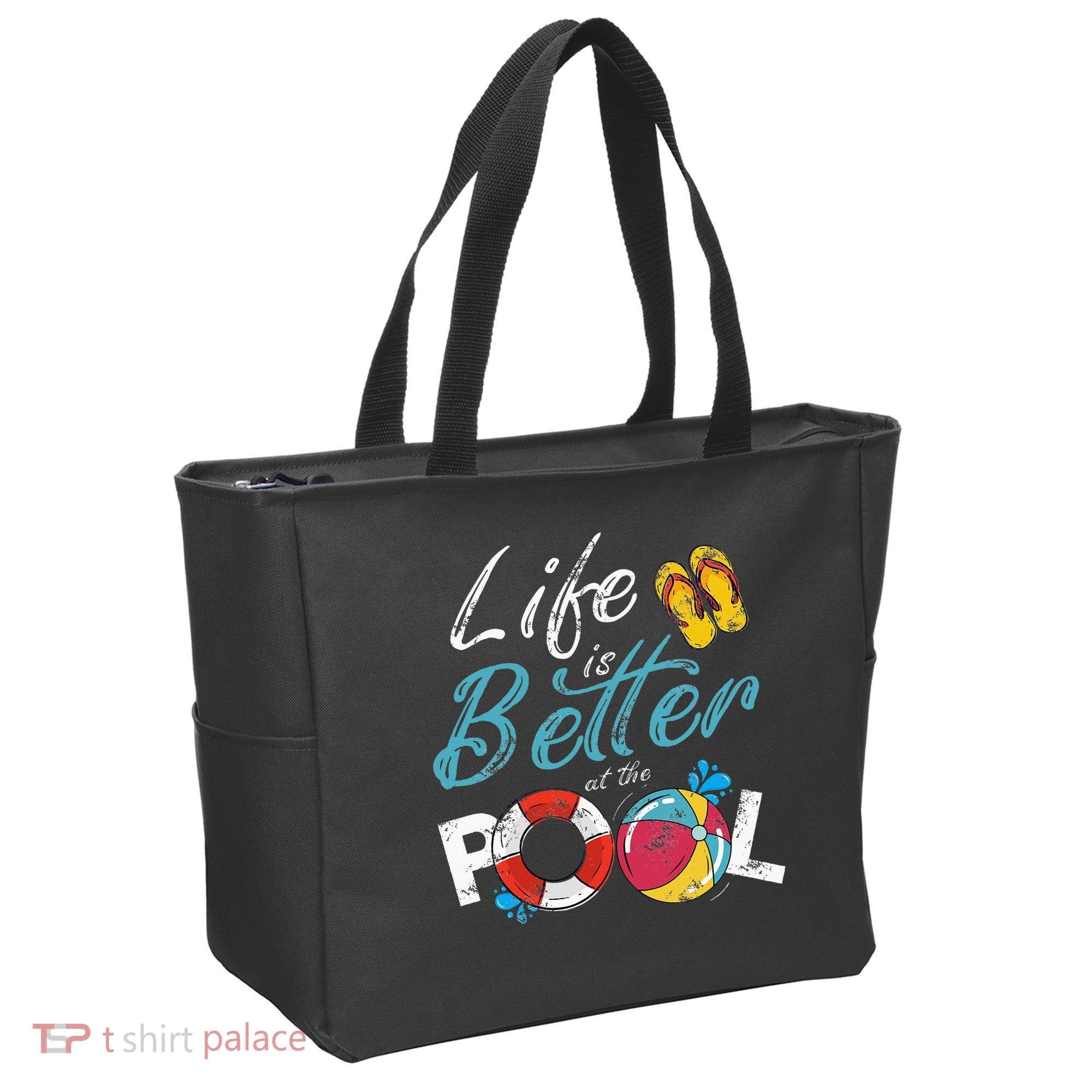 Life is better at the Pool Vacation Tote Bag