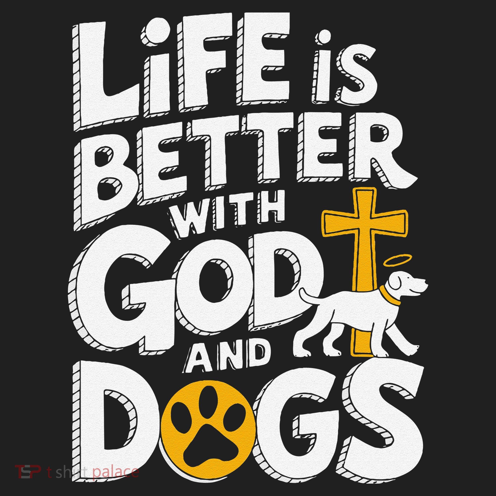 Life Is Better With God And Dogs Women's Sweatshirt