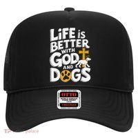Life Is Better With God And Dogs Hat thumb 0