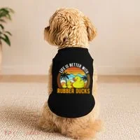 Life Is Better With Rubber Ducks Rubber Duck Gift Doggie Tank thumb 2