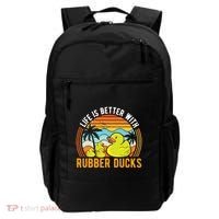 Life Is Better With Rubber Ducks Rubber Duck Gift Backpack thumb 0