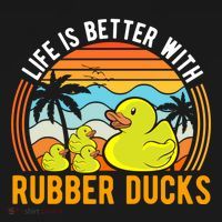 Life Is Better With Rubber Ducks Rubber Duck Gift Pajama Set thumb 2