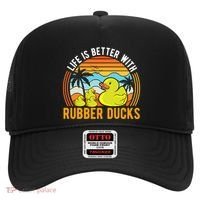 Life Is Better With Rubber Ducks Rubber Duck Gift Hat thumb 0