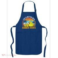 Life Is Better With Rubber Ducks Rubber Duck Gift Apron thumb 0