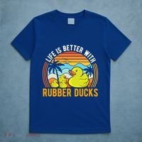 Life Is Better With Rubber Ducks Rubber Duck Gift T-Shirt thumb 5