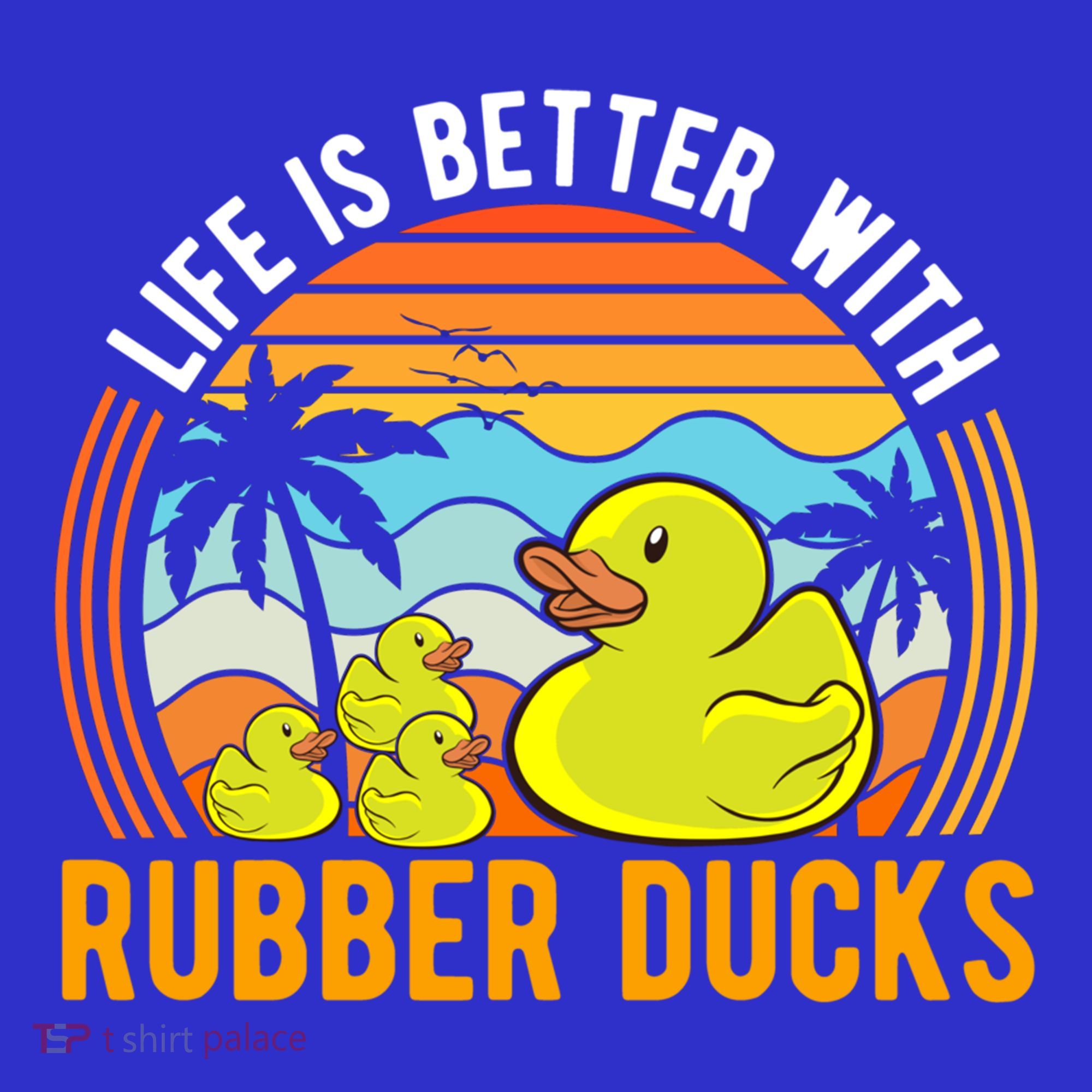 Life Is Better With Rubber Ducks Rubber Duck Gift Coaster