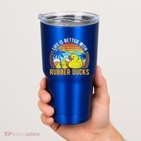 Life Is Better With Rubber Ducks Rubber Duck Gift Tumbler thumb 2