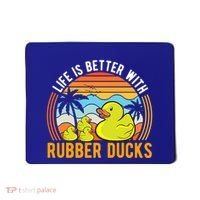 Life Is Better With Rubber Ducks Rubber Duck Gift Mousepad thumb 0