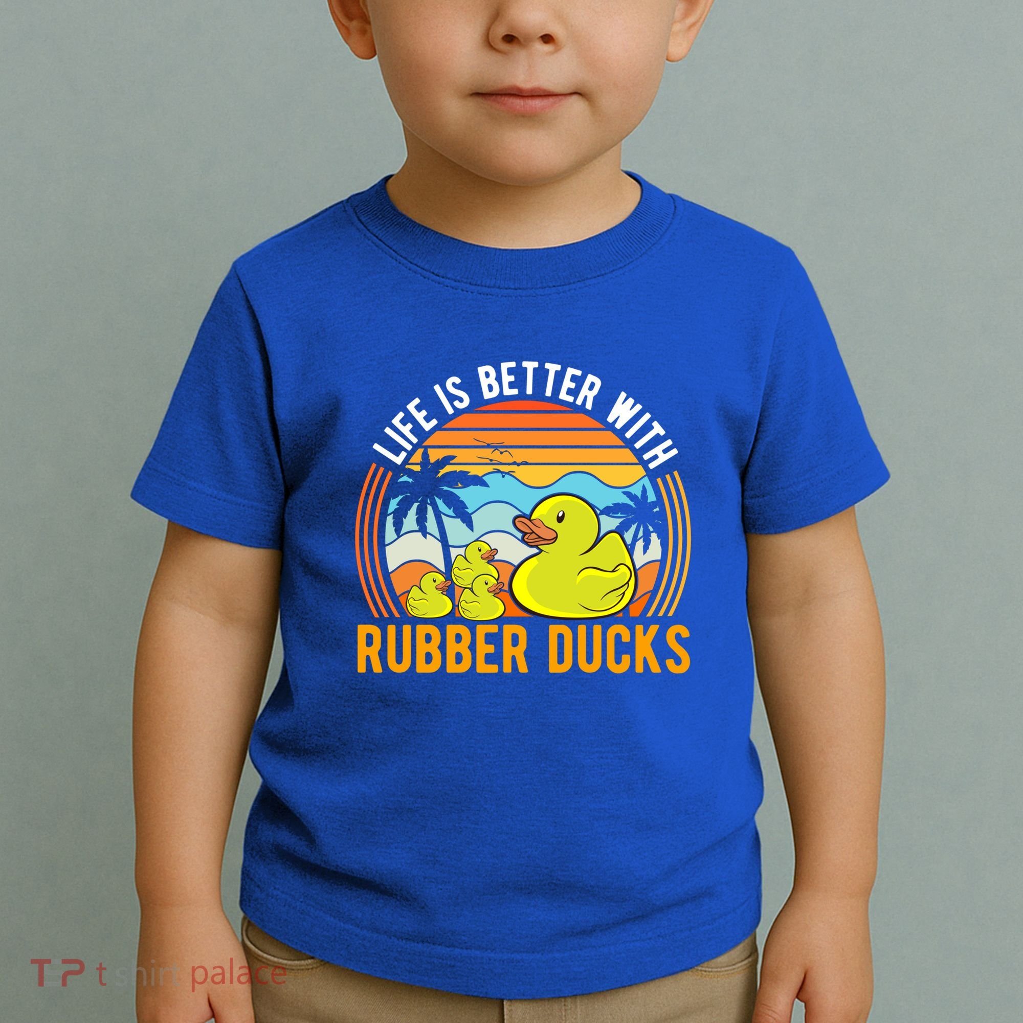 Life Is Better With Rubber Ducks Rubber Duck Gift Toddler T-Shirt