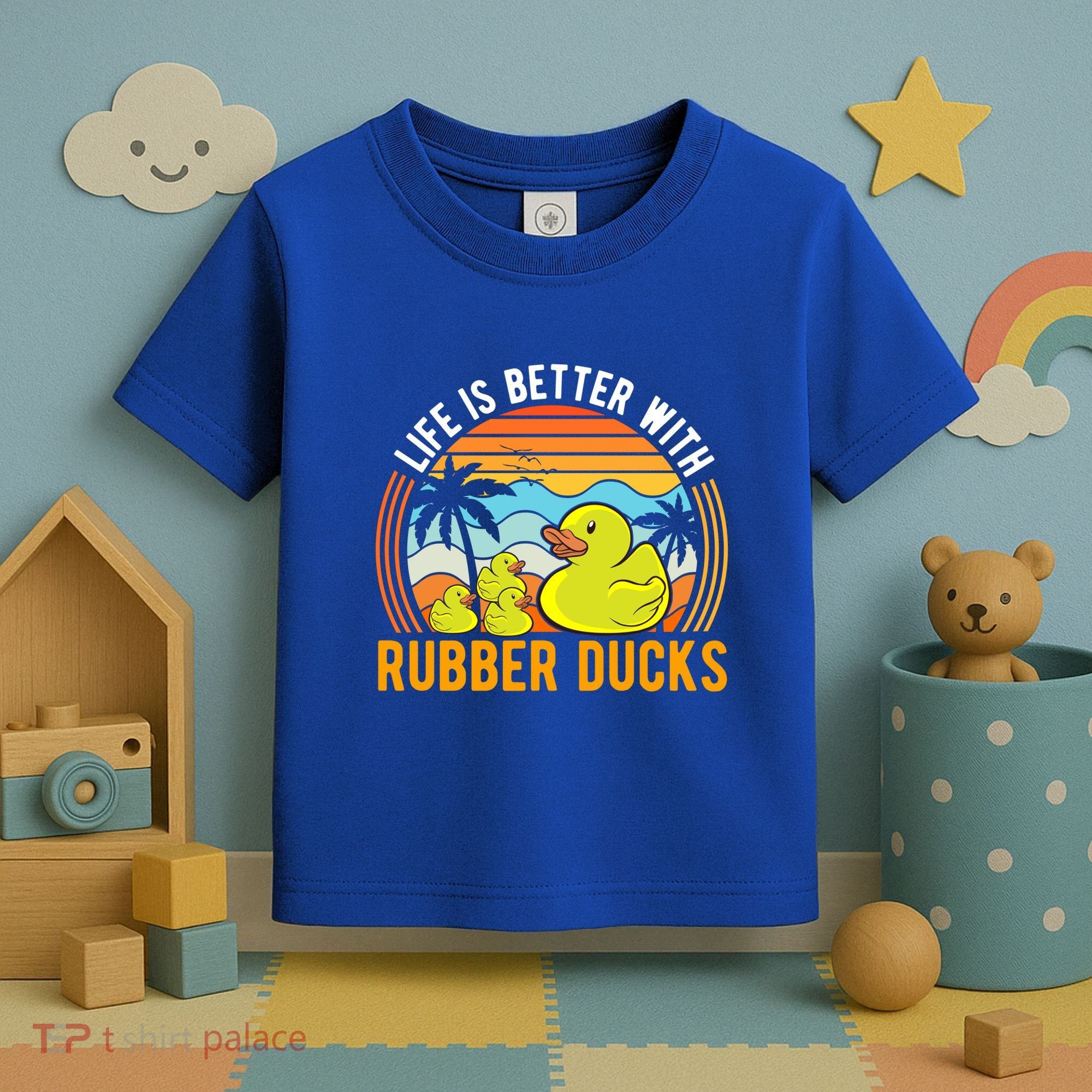 Life Is Better With Rubber Ducks Rubber Duck Gift Toddler T-Shirt