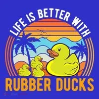 Life Is Better With Rubber Ducks Rubber Duck Gift Women's Long Sleeve Shirt thumb 2