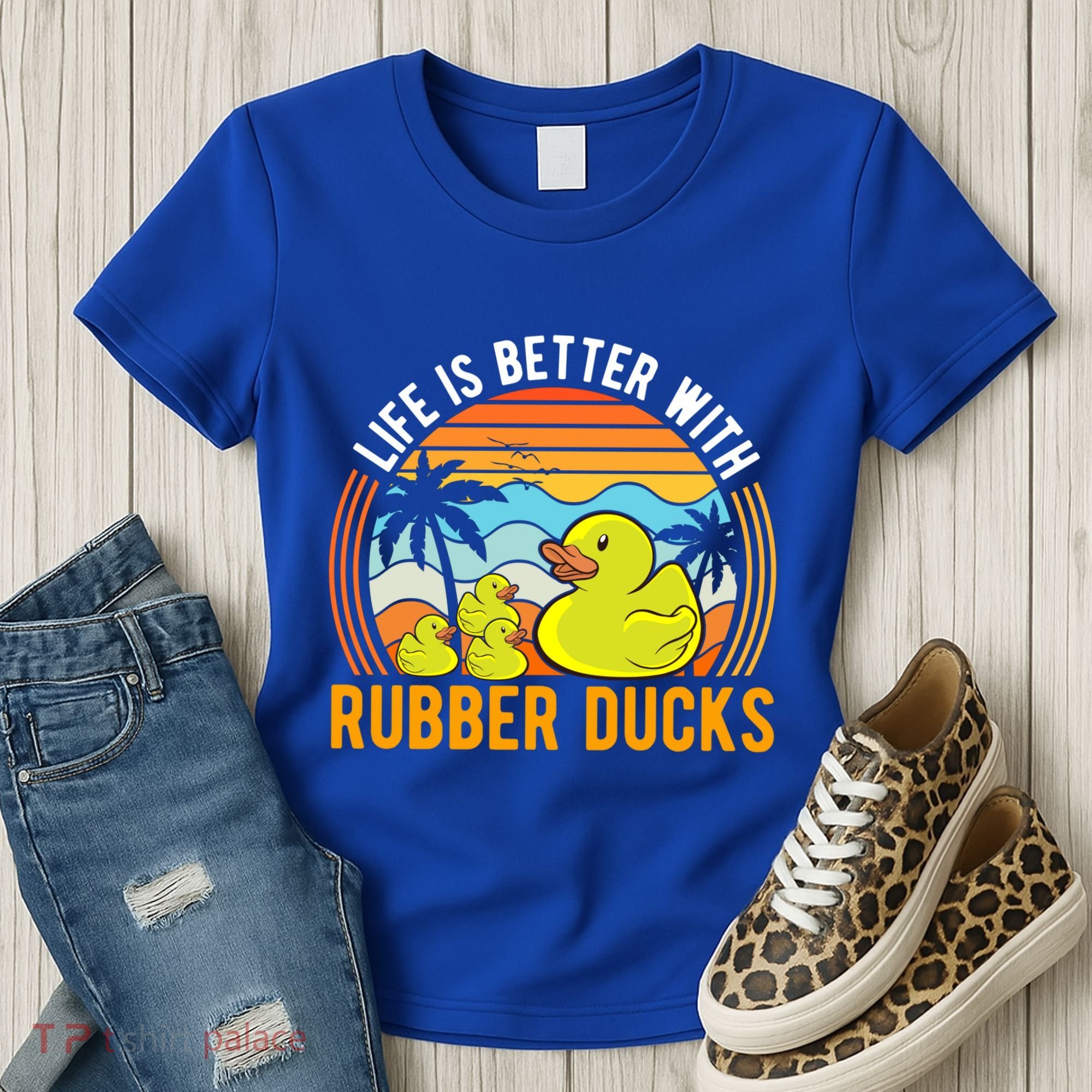 Life Is Better With Rubber Ducks Rubber Duck Gift Women's T-Shirt