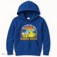Life Is Better With Rubber Ducks Rubber Duck Gift Kids Hoodie thumb 0