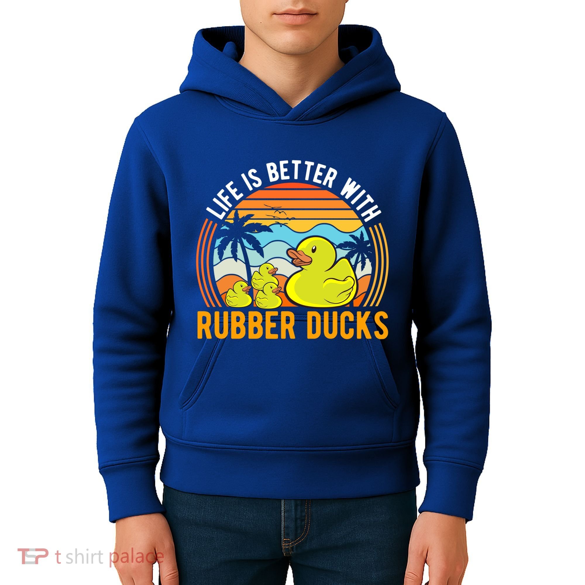 Life Is Better With Rubber Ducks Rubber Duck Gift Kids Hoodie
