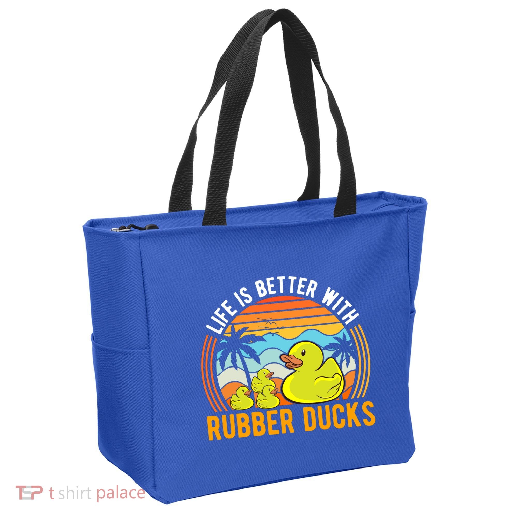 Life Is Better With Rubber Ducks Rubber Duck Gift Tote Bag