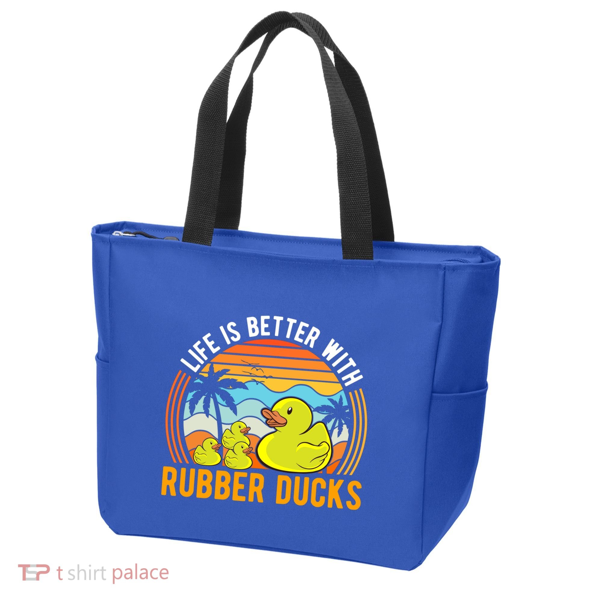 Life Is Better With Rubber Ducks Rubber Duck Gift Tote Bag