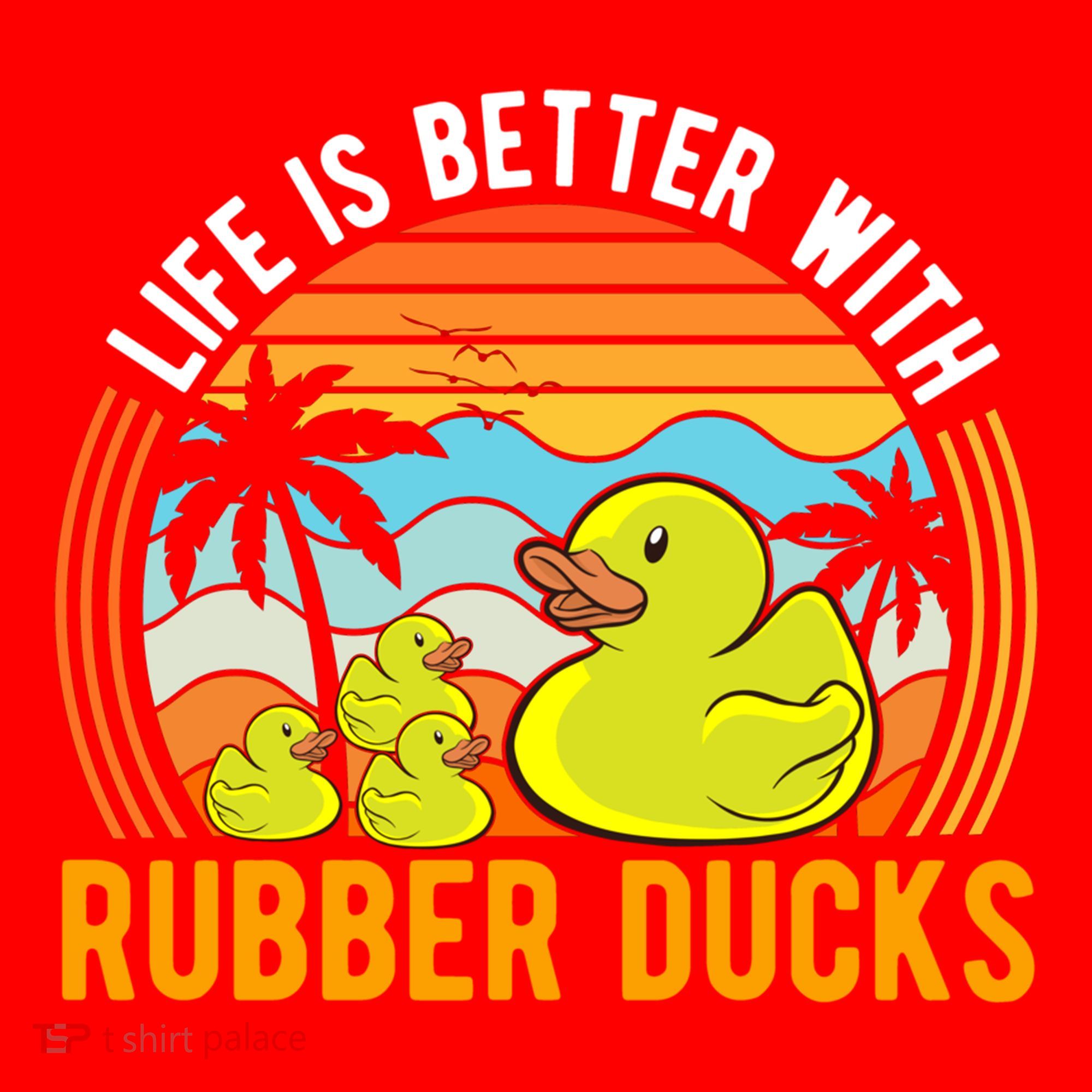 Life Is Better With Rubber Ducks Rubber Duck Gift Santa Hat