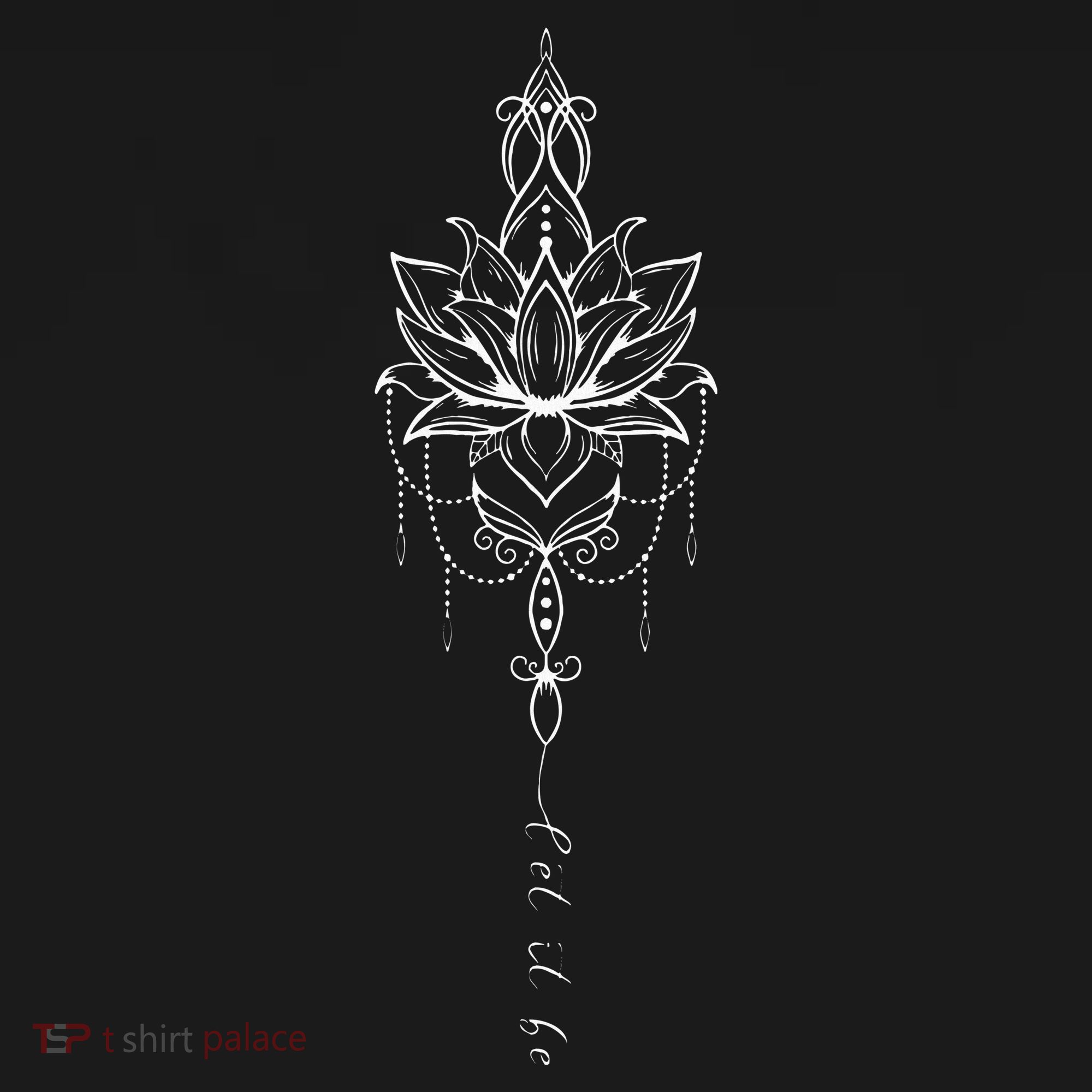 Let It Be Lotus Flower Mandala Boho Meditation Yoga Women T-Shirt