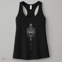 Let It Be Lotus Flower Mandala Boho Meditation Yoga Women Women's Tank Top thumb 3
