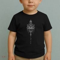 Let It Be Lotus Flower Mandala Boho Meditation Yoga Women Toddler T-Shirt thumb 2