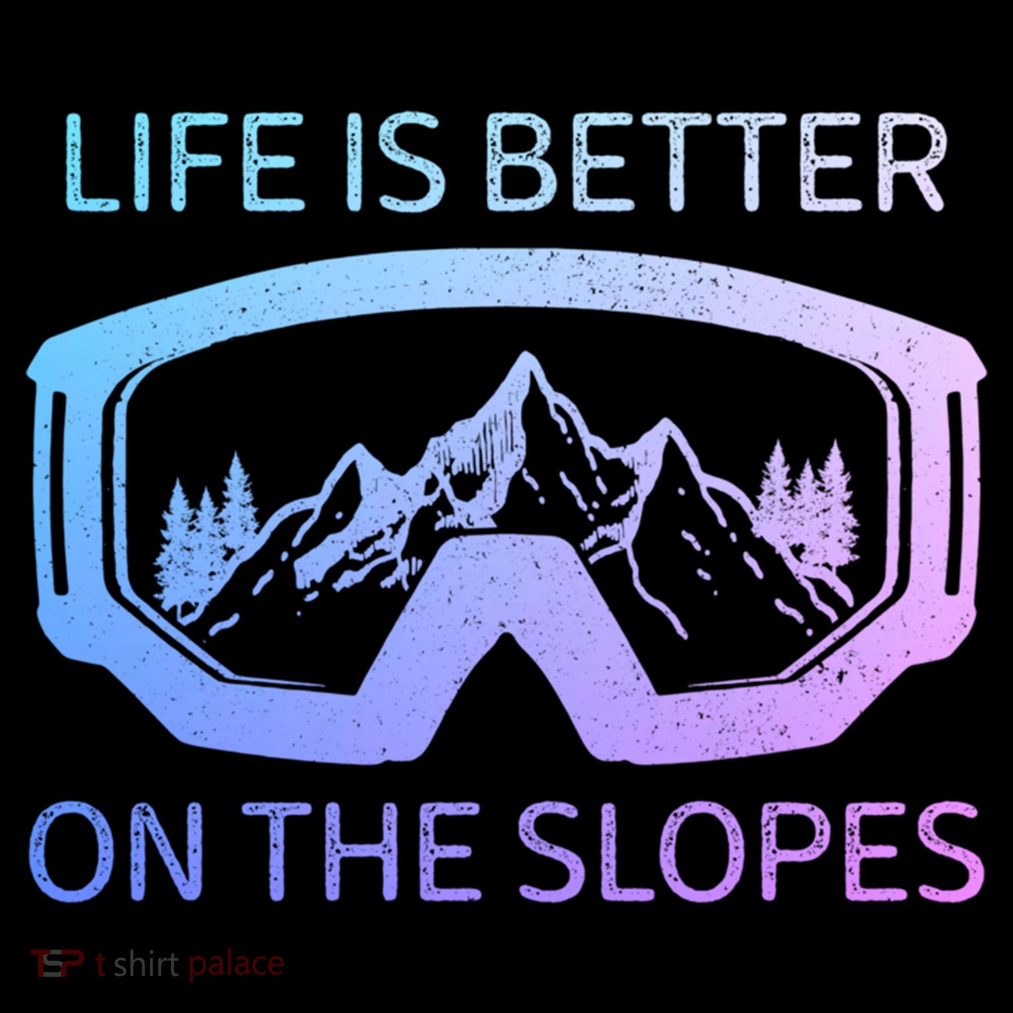 Life Is Better On The Slopes Ski Snowboard Snowmobile Skiing Gift Bucket Hat