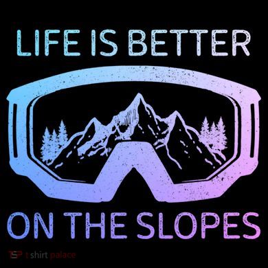Life Is Better On The Slopes Ski Snowboard Snowmobile Skiing Gift Kids Colorblock Raglan Jersey
