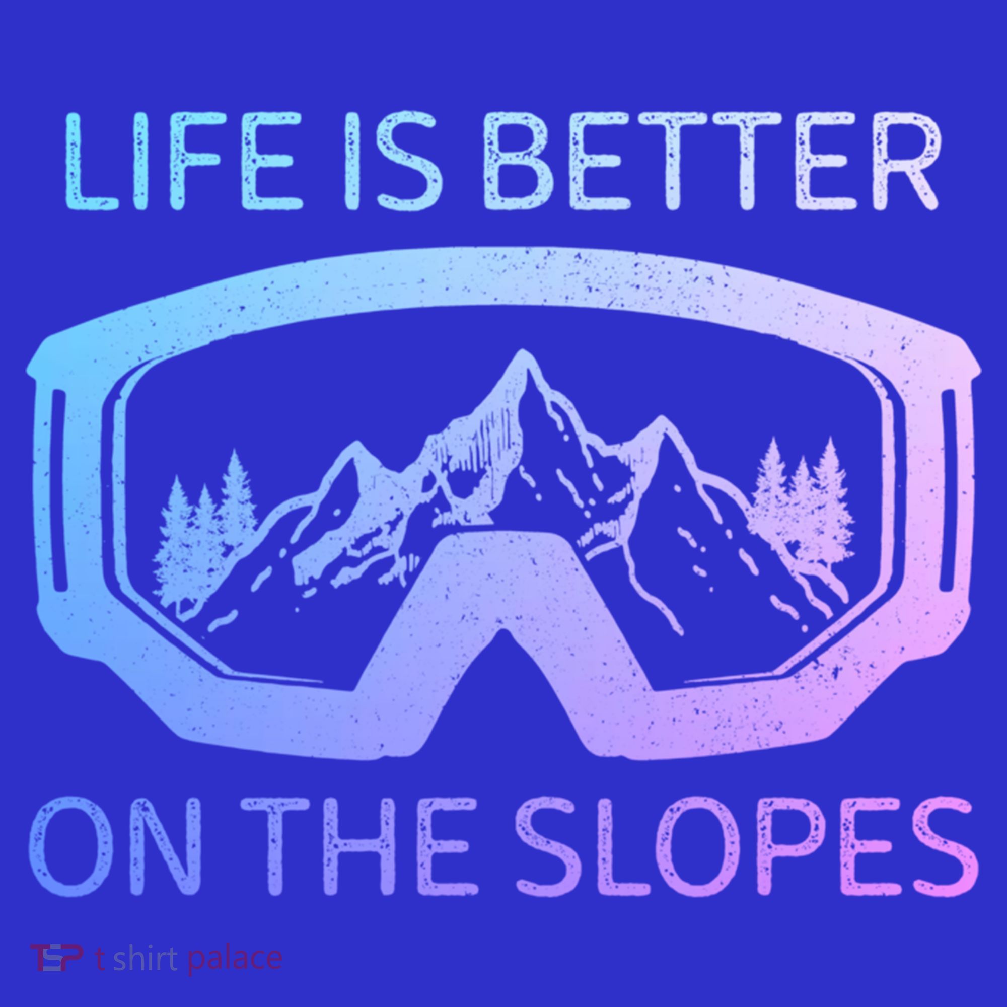 Life Is Better On The Slopes Ski Snowboard Snowmobile Skiing Gift Coaster
