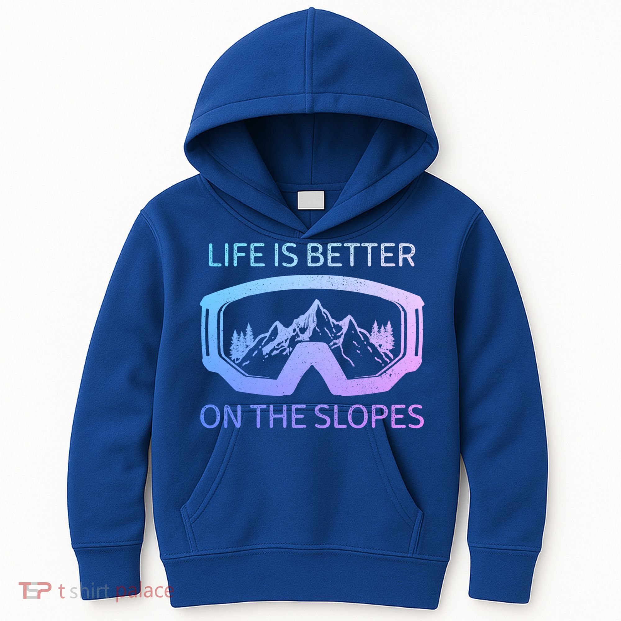 Life Is Better On The Slopes Ski Snowboard Snowmobile Skiing Gift Kids Hoodie