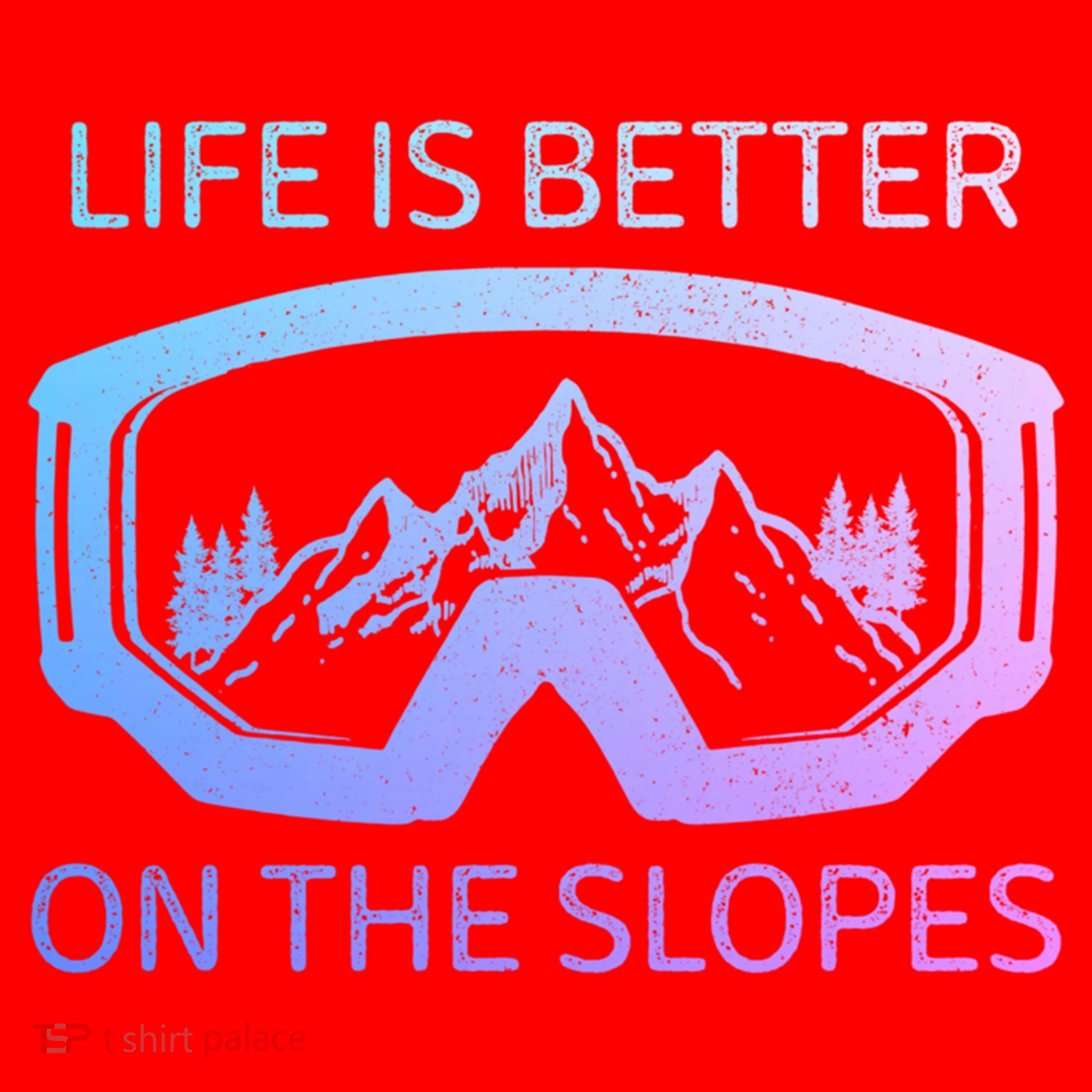 Life Is Better On The Slopes Ski Snowboard Snowmobile Skiing Gift Santa Hat