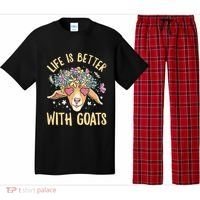 Life Is Better With Goats For Goat Whisperer Goat Gift Pajama Set thumb 0