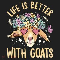 Life Is Better With Goats For Goat Whisperer Goat Gift Hat thumb 2
