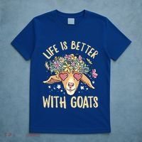 Life Is Better With Goats For Goat Whisperer Goat Gift T-Shirt thumb 5
