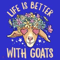 Life Is Better With Goats For Goat Whisperer Goat Gift Toddler T-Shirt thumb 4