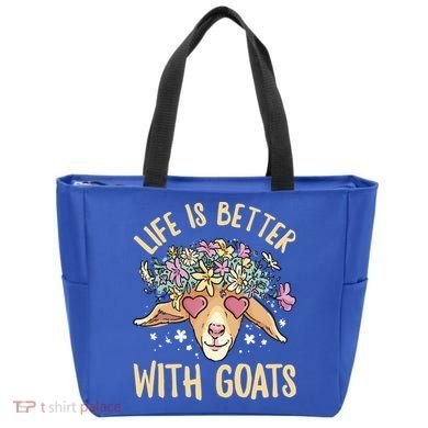 Life Is Better With Goats For Goat Whisperer Goat Gift Tote Bag