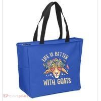 Life Is Better With Goats For Goat Whisperer Goat Gift Tote Bag thumb 2