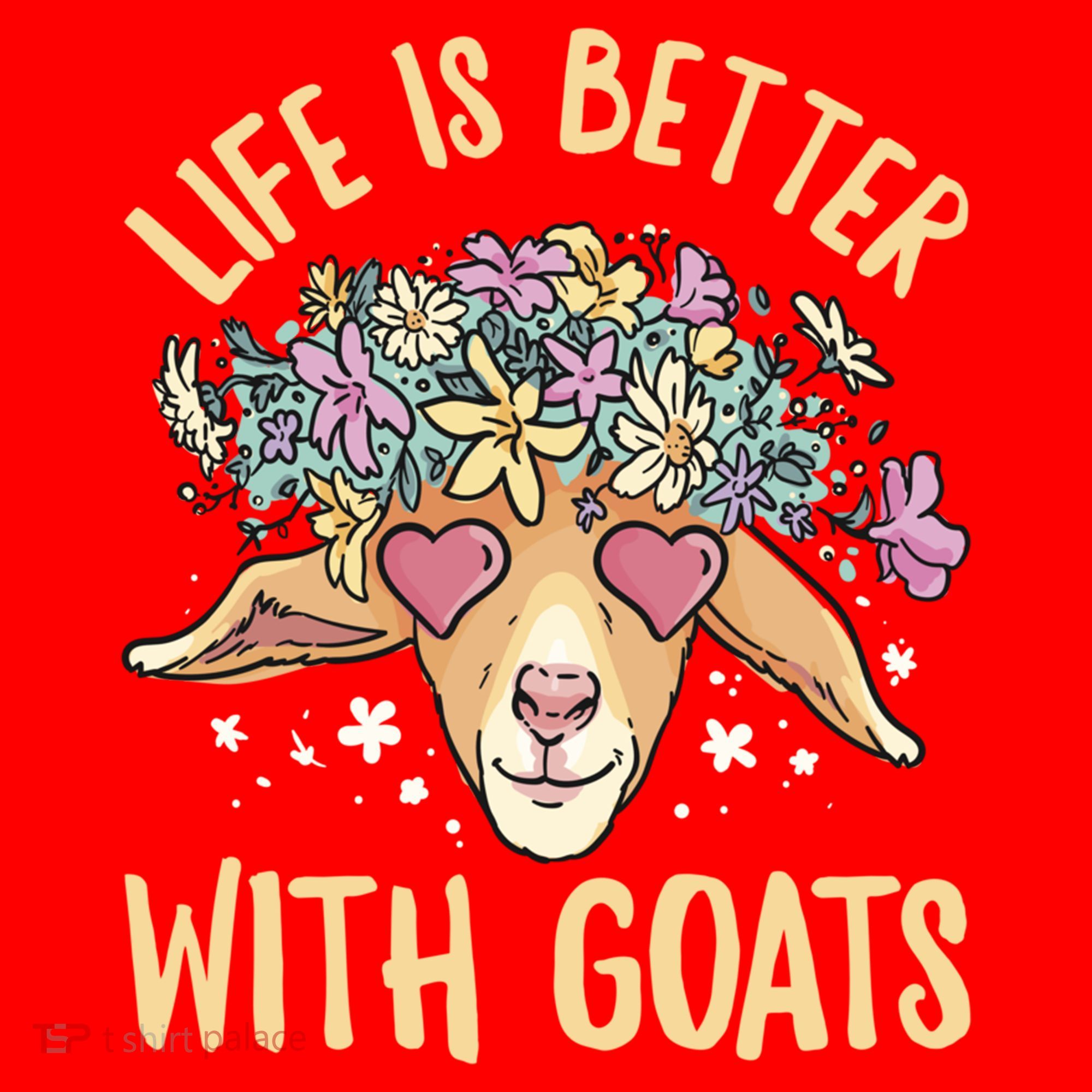 Life Is Better With Goats For Goat Whisperer Goat Gift Santa Hat