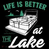 Life Is Better At The Lake Pontoon Boat Hoodie thumb 7