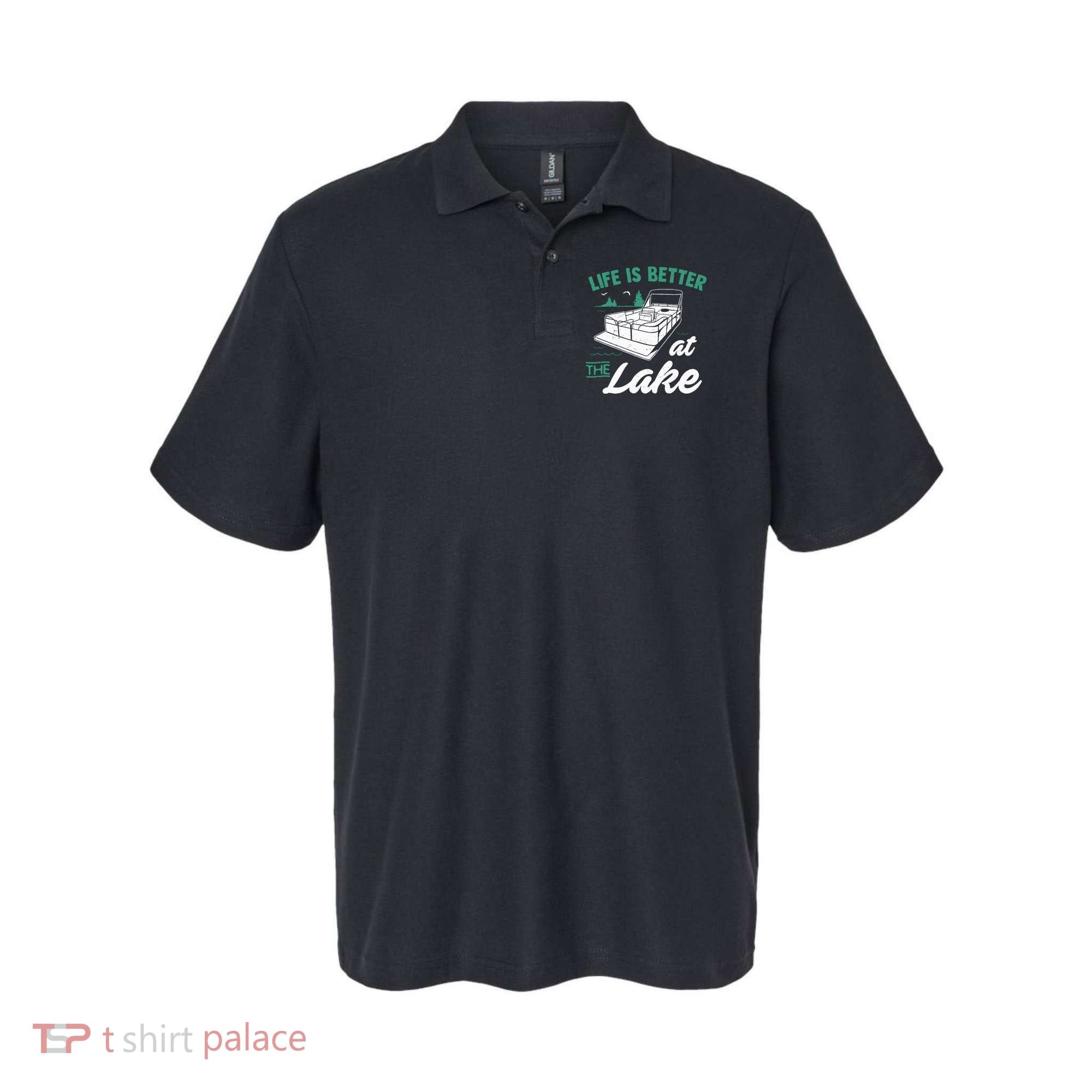 Life Is Better At The Lake Pontoon Boat Polo