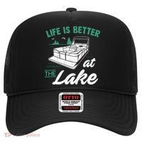 Life Is Better At The Lake Pontoon Boat Hat thumb 0