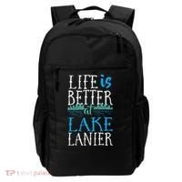 Life Is Better At Lake Lanier Fishing Boating Gift Backpack thumb 0