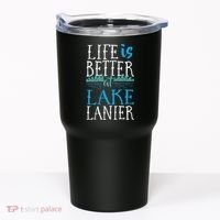 Life Is Better At Lake Lanier Fishing Boating Gift Tumbler thumb 0