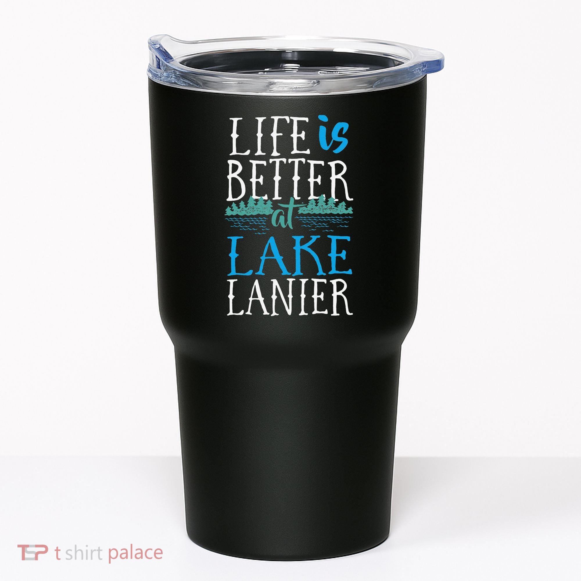 Life Is Better At Lake Lanier Fishing Boating Gift Tumbler