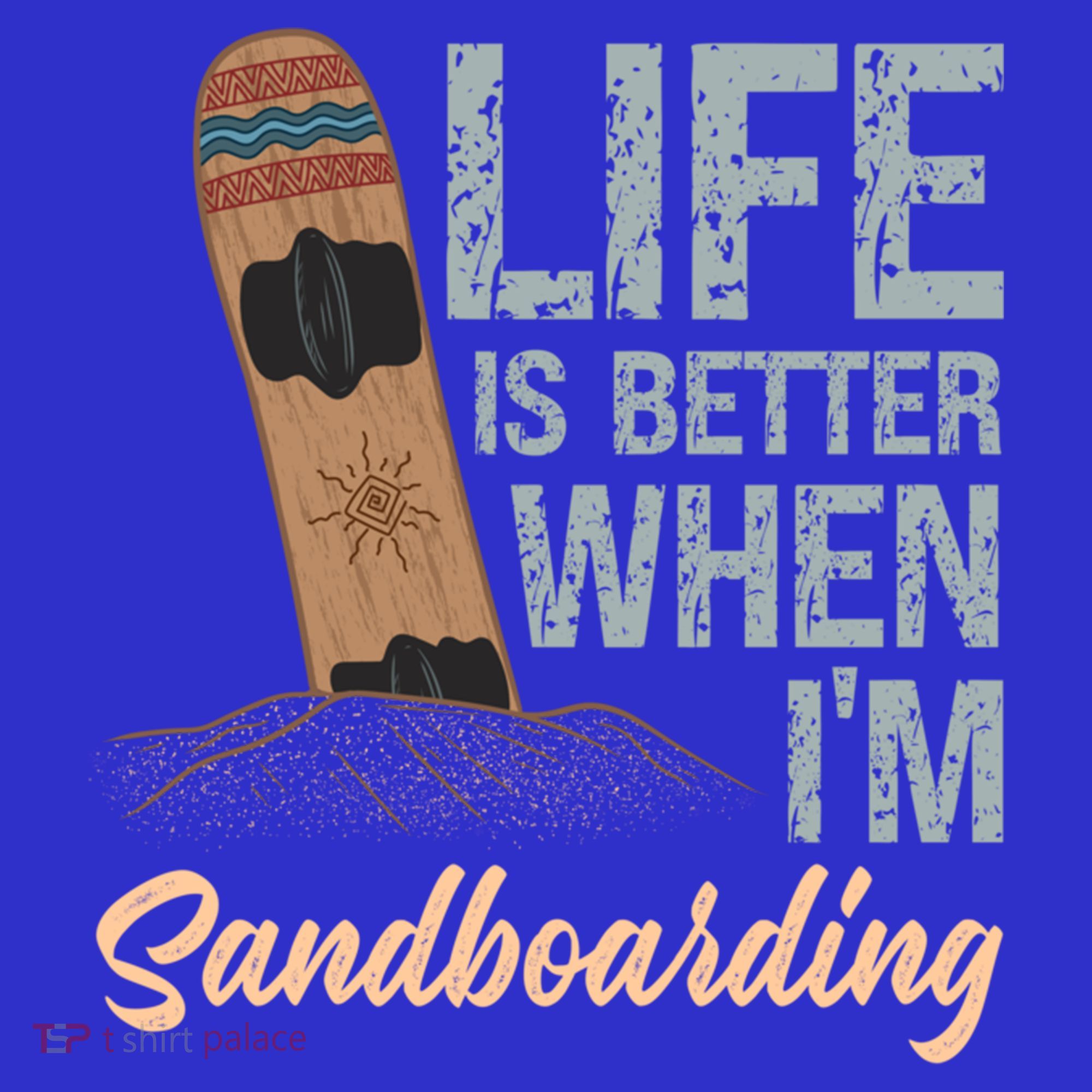Life Is Better When IM Sandboarding Sandboarding Sand Dunes Great Gift Women's Long Sleeve Shirt