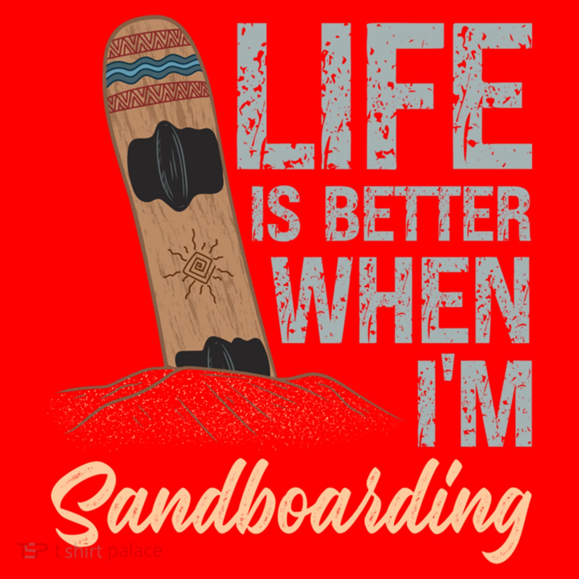 Life Is Better When IM Sandboarding Sandboarding Sand Dunes Great Gift Santa Hat