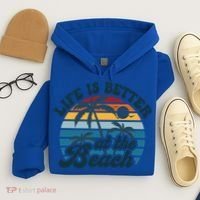 Life Is Better At The Beach Girls Trip Summer Vacation Retro Great Gift Hoodie thumb 4