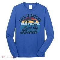 Life Is Better At The Beach Girls Trip Summer Vacation Retro Great Gift Long Sleeve Shirt thumb 0