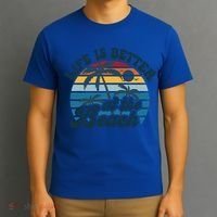 Life Is Better At The Beach Girls Trip Summer Vacation Retro Great Gift T-Shirt thumb 3