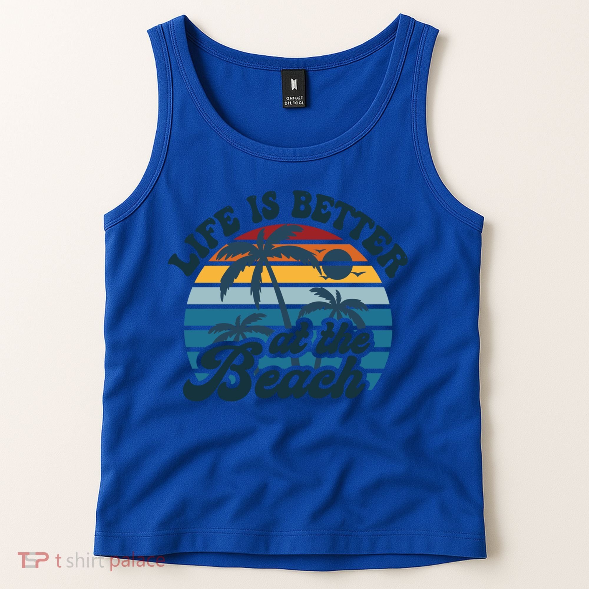 Life Is Better At The Beach Girls Trip Summer Vacation Retro Great Gift Tank Top